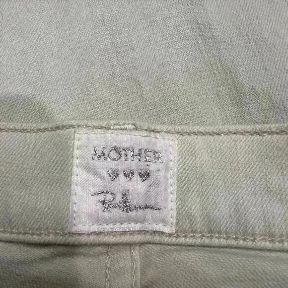 Mother The Hustle Ankle Fray in Play Date Size 26 Laurel Green - Picture 7 of 11
